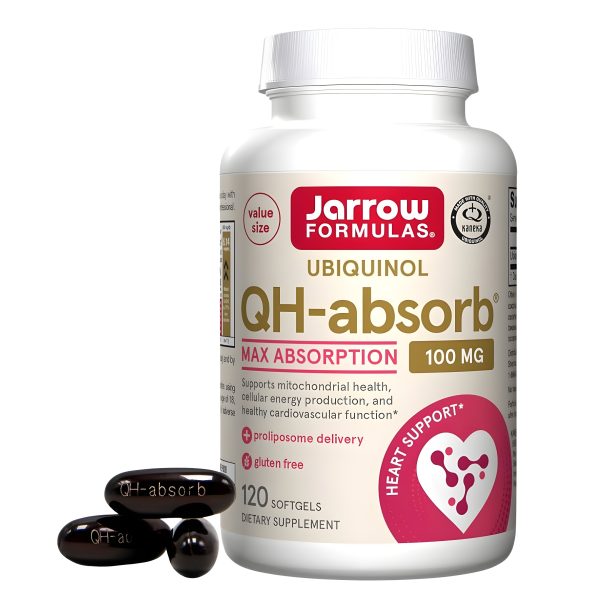 Jarrow Formulas, Ubiquinol QH-Absorb, 100 mg, 60 Softgels