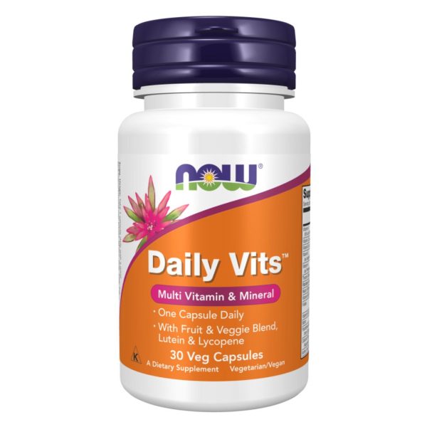 NOW Foods, Daily Vits, 30 Veg Capsules