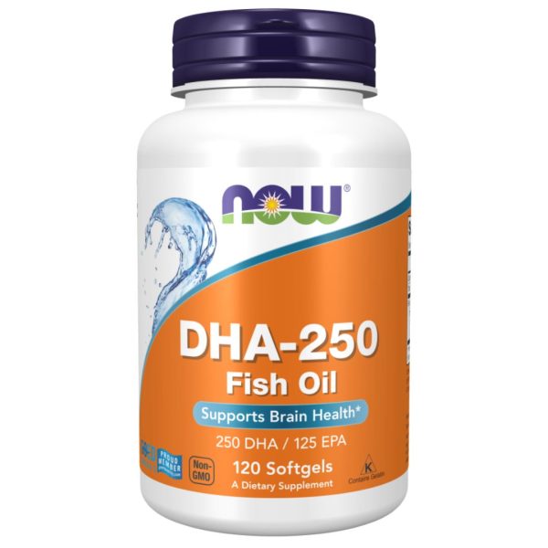 NOW Foods, DHA-250, 120 Softgels