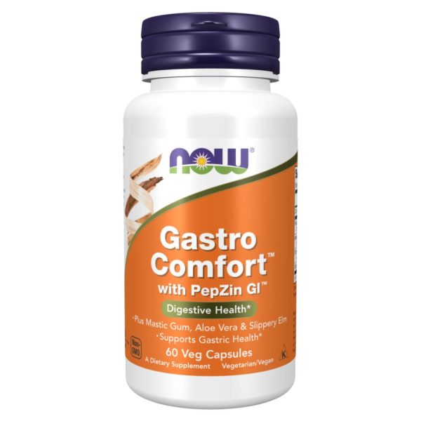 NOW Foods, Gastro Comfort with PepZin GI, 60 Veg Capsules