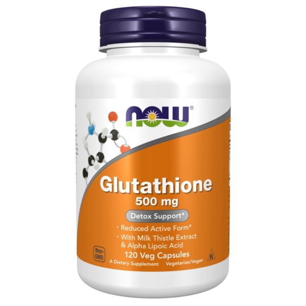 NOW Foods, Glutathione, 500 mg, 120 Veg Capsules