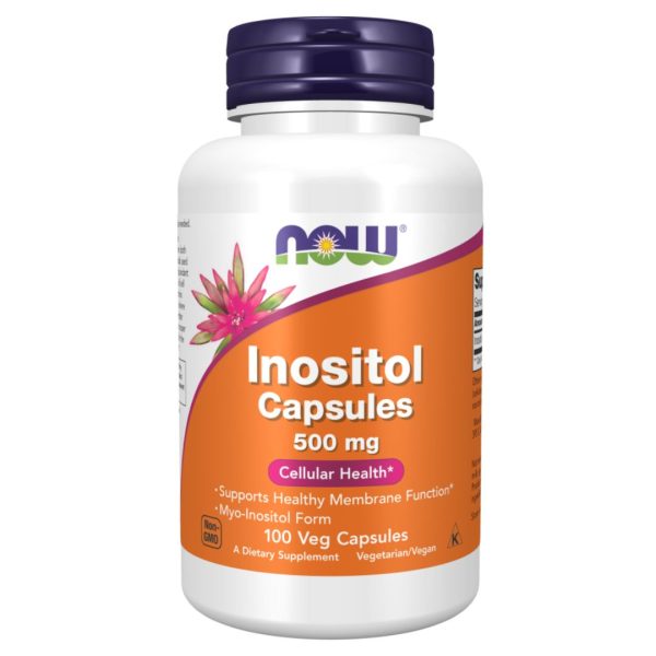 NOW Foods, Inositol Capsules, 500 mg, 100 Veg Capsules