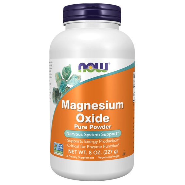 NOW Foods, Magnesium Oxide Pure Powder, 8 oz (227 g)