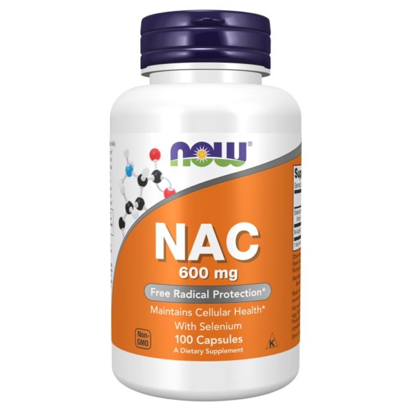 NOW Foods, NAC, 600 mg, 100 Veg Capsules