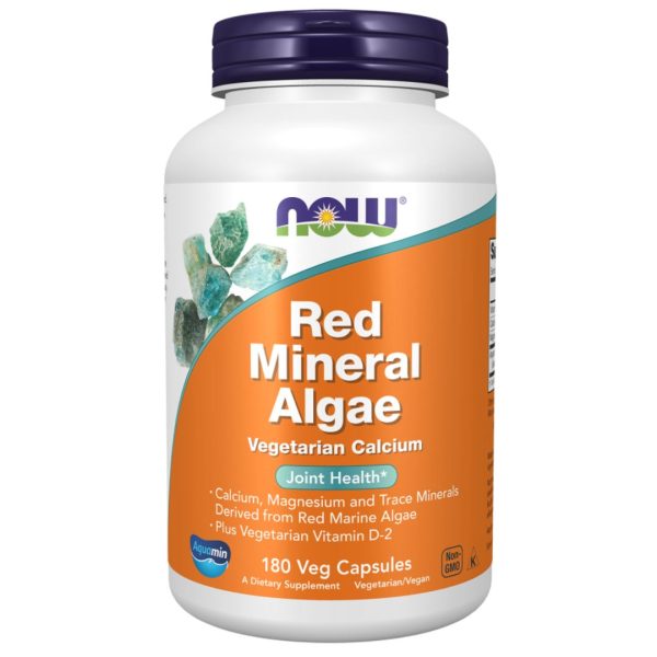 NOW Foods, Red Mineral Algae, 180 Veg Capsules