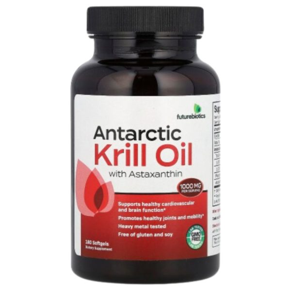 Futurebiotics, Antarctic Krill Oil with Astaxanthin, 180 Softgels