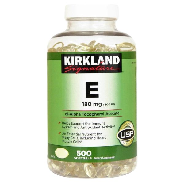 Kirkland Signature Vitamin E 180 mg 500 Softgels