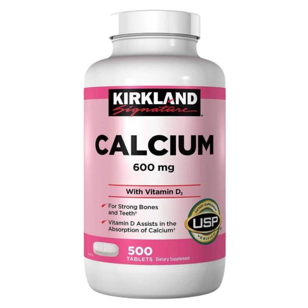 Kirkland Signature Calcium 600 mg 500 tablets