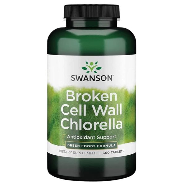 Swanson, Broken Cell Wall Chlorella, 360 Tablets