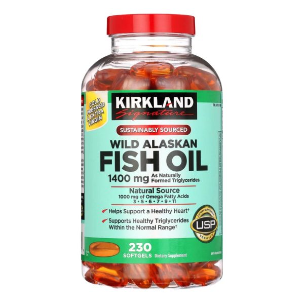 Kirkland Signature Fish Oil 1400 mg 230 Softgels