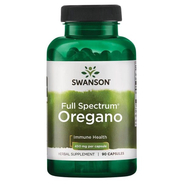 Swanson, Full Spectrum Oregano, 450 mg, 90 Capsules