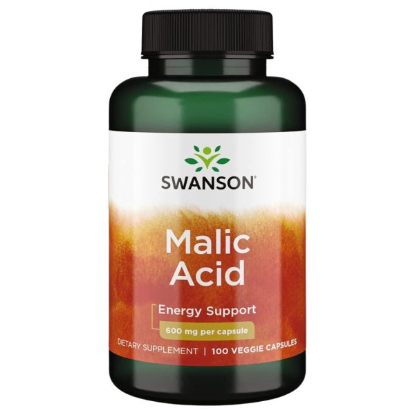 Swanson, Malic Acid, 600 mg, 100 Veggie Capsules