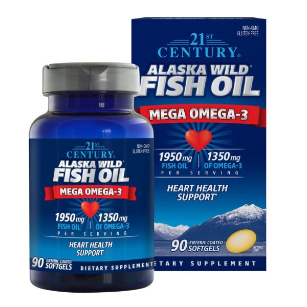 21st Century Alaska Wild Fish Oil Omega – 3 – 90 softgels