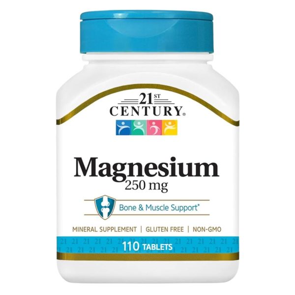 21st Century Magnesium (250 mg) – 110 tablets