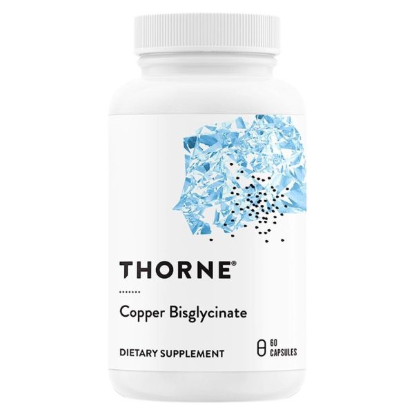 Thorne, Copper Bisglycinate, 60 Capsules