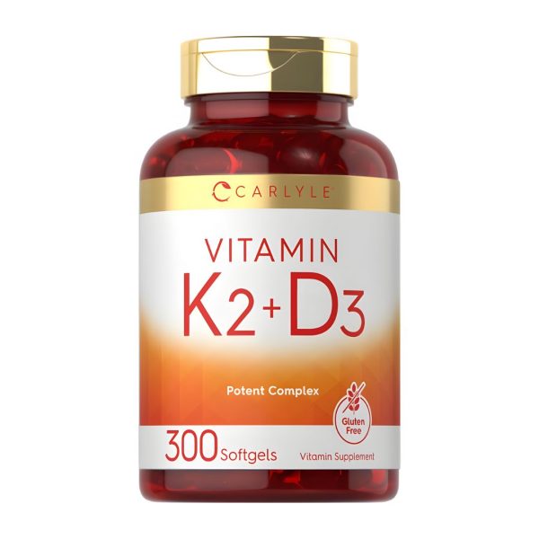 Carlyle Vitamin K2 + D3 (10,000 IU) – 300 softgels