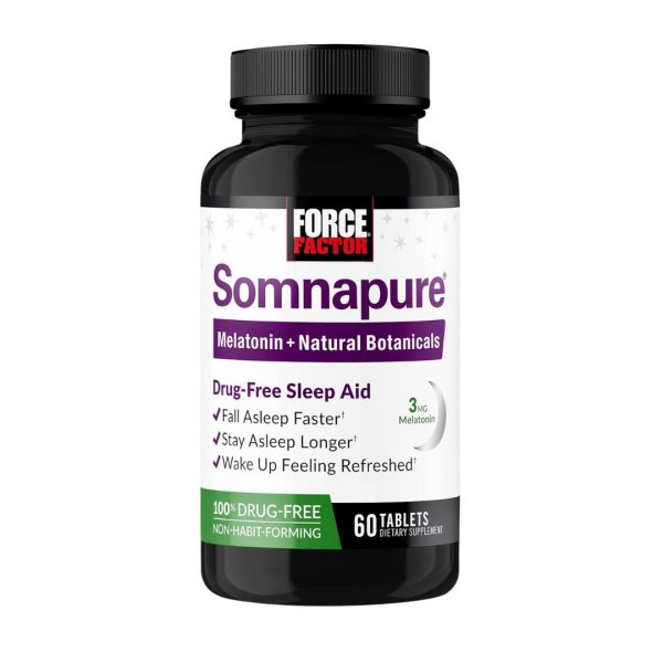 Force Factor Somnapure Melatonin + Natural Botanicals 60 Tablets