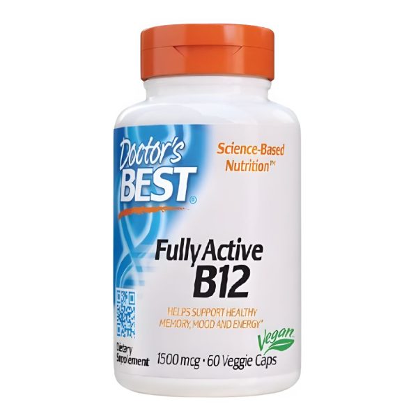 Doctor’s Best, Fully Active B12, 1,500 mcg, 60 Veggie Caps