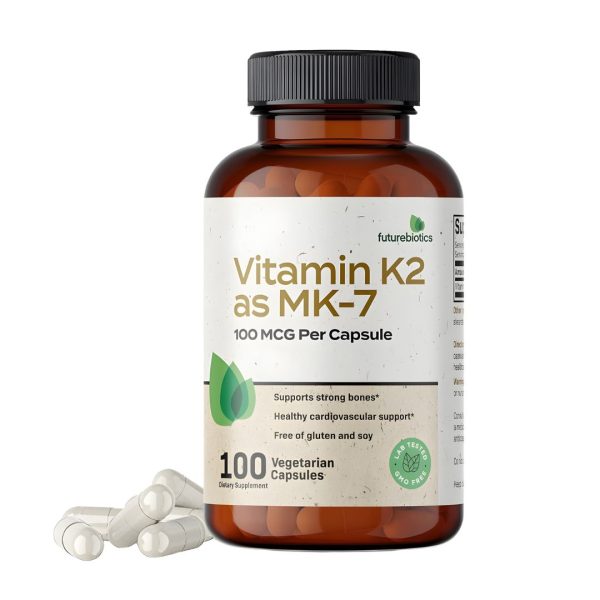 Futurebiotics, Vitamin K2 as MK-7, 100 mcg, 100 Vegetarian Capsules