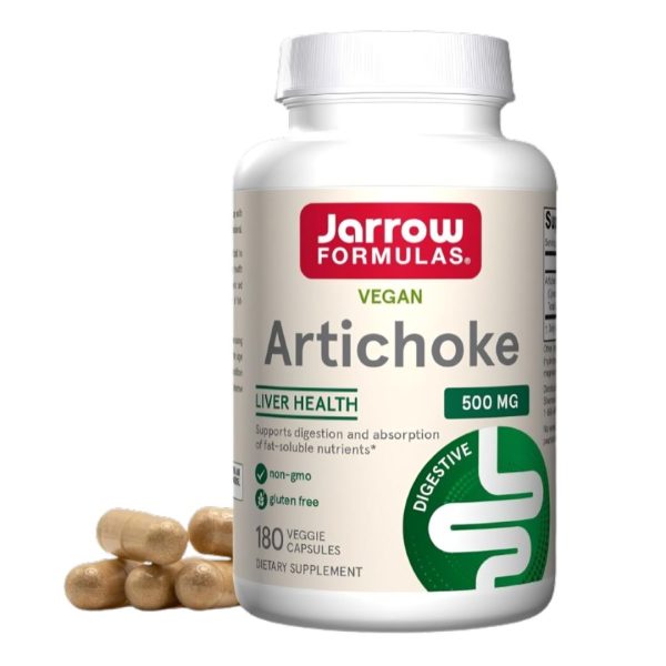 Jarrow Formulas, Artichoke, 500 mg, 180 Veggie Capsules