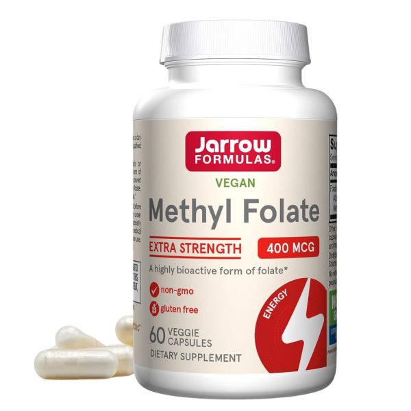 Jarrow Formulas, Methyl Folate, 400 mcg, 60 Veggie Caps