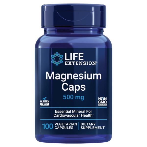 Life Extension, Magnesium Caps, 500 mg, 100 Vegetarian Capsules