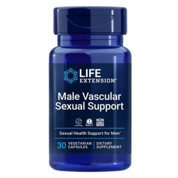 Life Extension, Male Vascular Sexual Support, 30 Vegetarian Capsules