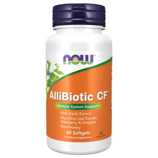 NOW Foods, AlliBiotic CF, 60 Softgels