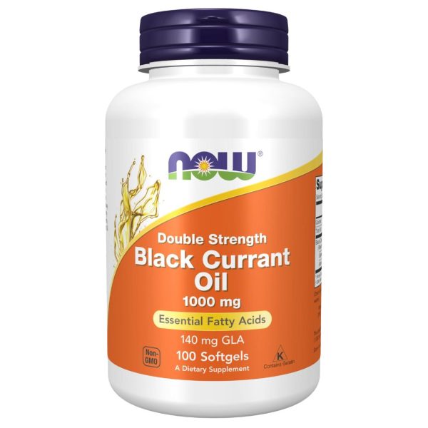 NOW Foods, Black Currant Oil, 1,000 mg, 100 Softgels