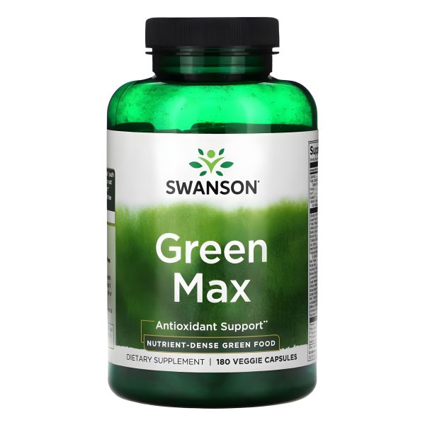 Swanson, Green Max, 180 Veggie Capsules