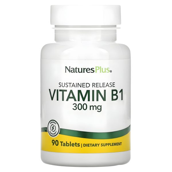 NaturesPlus, Vitamin B1, 300 mg, 90 Tablets