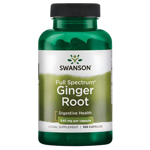 Swanson, Full Spectrum Ginger Root, 540 mg, 100 Capsules