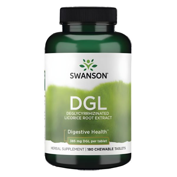 Swanson, DGL, 385 mg, 180 Chewable Tablets