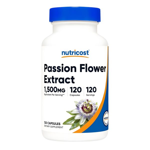 Nutricost, Passion Flower Extract, 1,500 mg, 120 Capsules