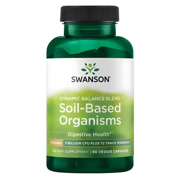 Swanson, Soil-Based Organisms, Dynamic Balance Blend, 5 Billion CFU, 90 Veggie Capsules