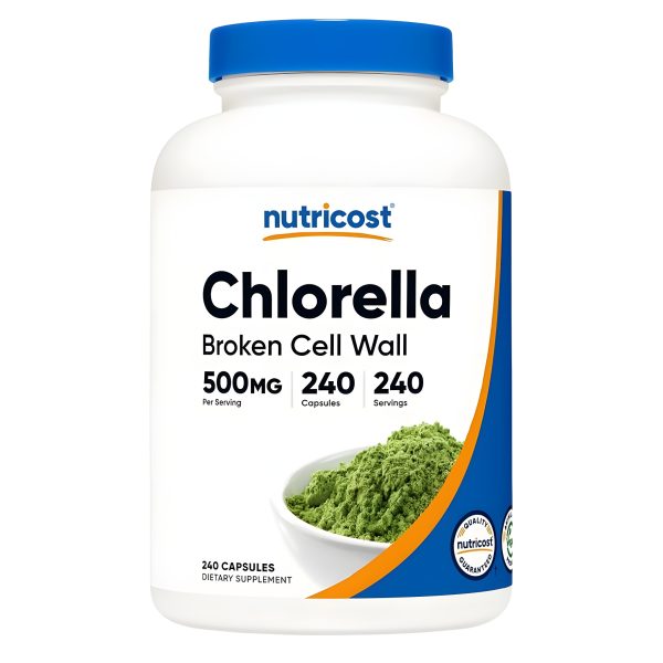 Nutricost, Chlorella, 500 mg, 240 Capsules