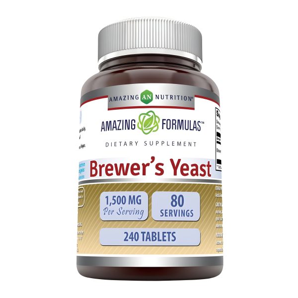 Amazing Nutrition, Brewer’s Yeast, 1,500 mg, 240 Tablets (500 mg per Tablet)