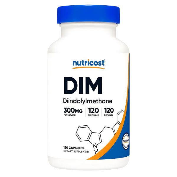 Nutricost, DIM, 300 mg, 120 Capsules