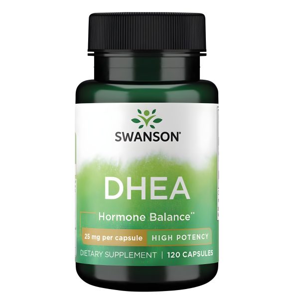 Swanson, DHEA, High Potency, 25 mg, 120 Capsules