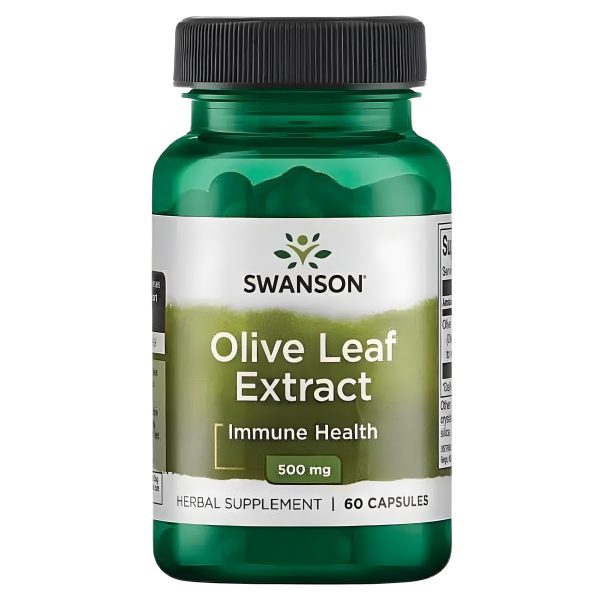 Swanson, Olive Leaf Extract , 500 mg , 60 Capsules