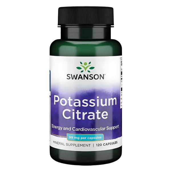 Swanson, Potassium Citrate, 99 mg, 120 Capsules