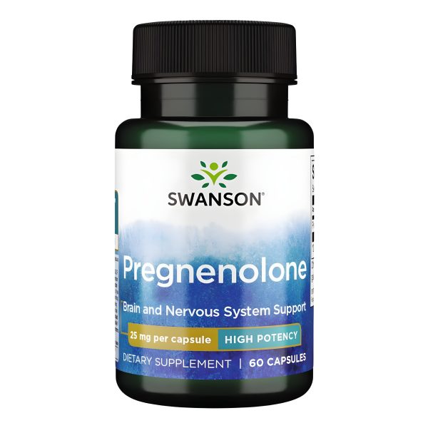 Swanson, Pregnenolone, 25 mg, 60 Capsules