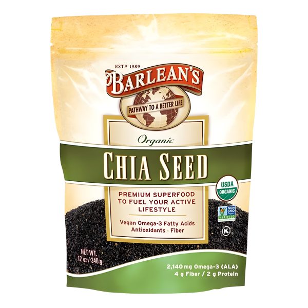 Barlean’s, Organic Chia Seed, 12 oz (340 g)