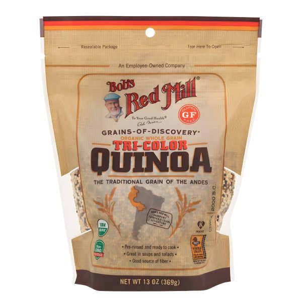 Bob’s Red Mill, Organic Tri-Color Quinoa, Whole Grain, 13 oz (369 g)