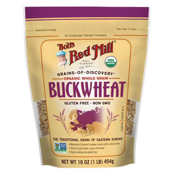 Bob’s Red Mill, Organic Buckwheat, Whole Grain, 16 oz (454 g)