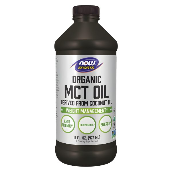 NOW Foods, Sports, Organic MCT Oil, 16 fl oz (473 ml)