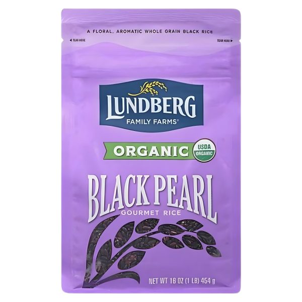 Lundberg, Organic Black Pearl Gourmet Rice, 1 lb (454 g)