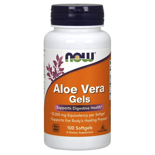 NOW Foods, Aloe Vera Gels, 10,000 mg, 100 Softgels