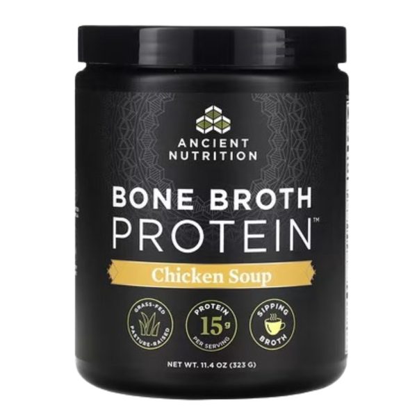 Ancient Nutrition, Bone Broth Protein, Chicken Soup, 11.4 oz (323 g)