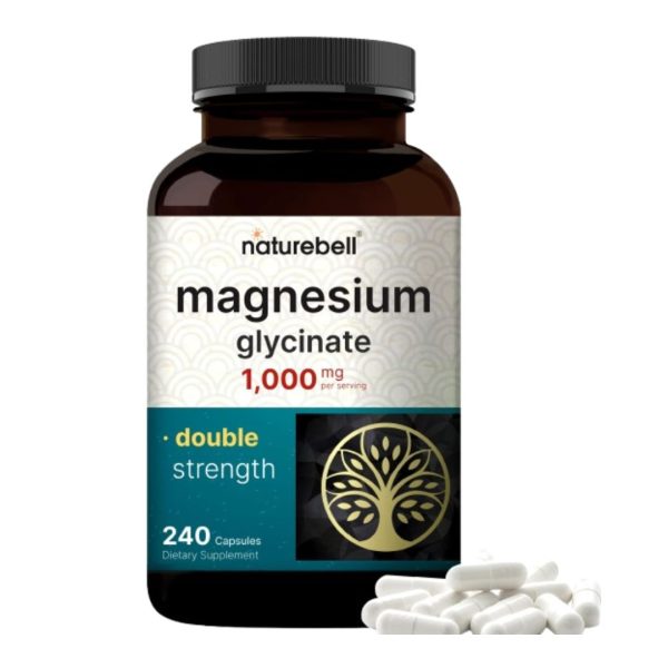 Naturebell Magnesium Glycinate 1000mg (240 Capsules)